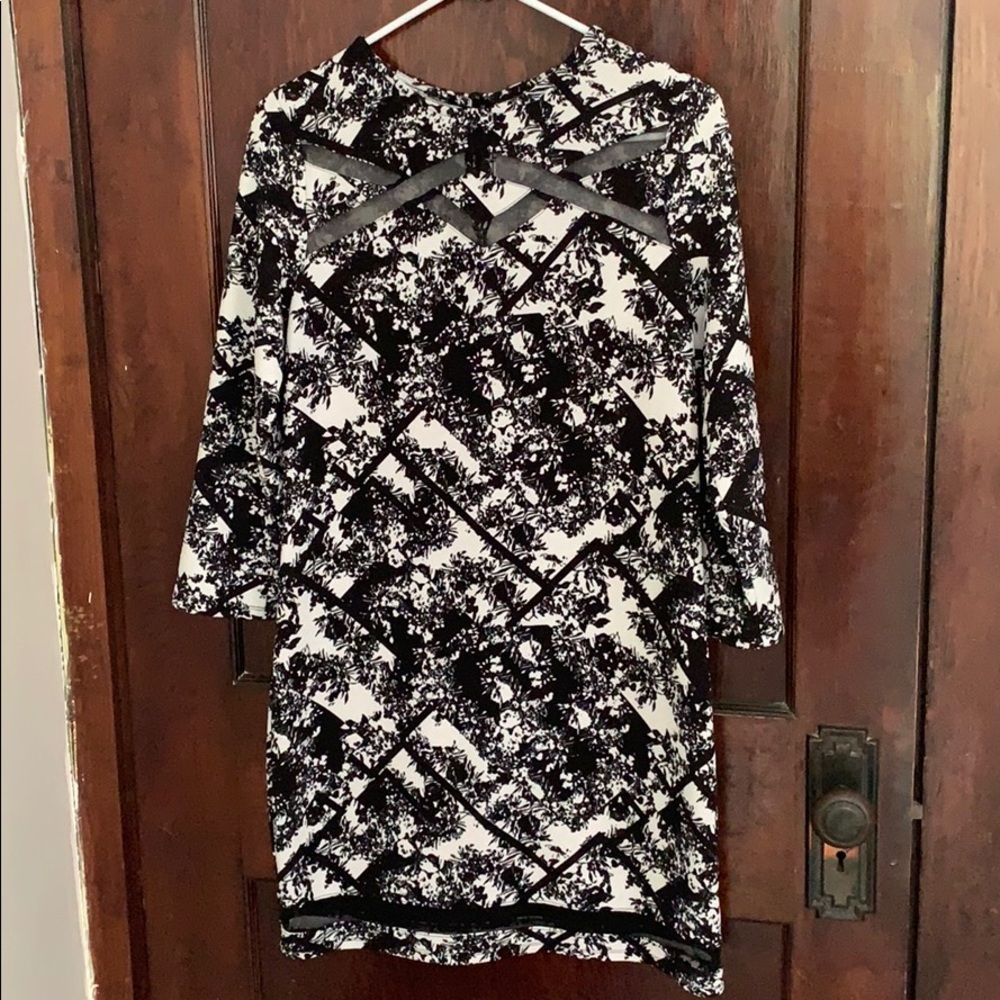 Black and White Xhilaration Dress